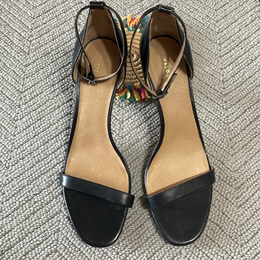 HALOGEN Black Women's Heel Shoe